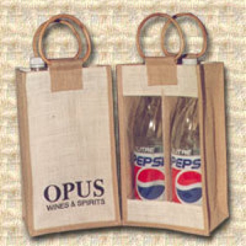 Jute bottle bags